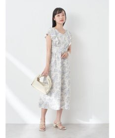 earth music&ecology フラワーフレアワンピース