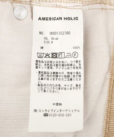 AMERICAN HOLIC ルーズストレートカラーデニムパンツ