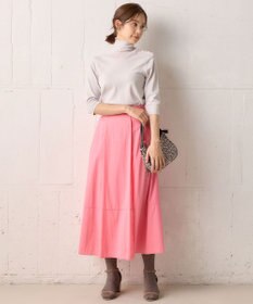 組曲 MINA六分袖タートルネック ニット