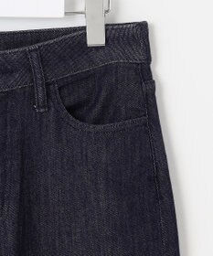 自由区 L 【19号サイズまで展開】ウスカルデニムワイドストレート パンツ