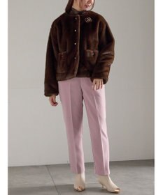 Te chichi グラデーションファーノーカラージャケット《2025winter catalog item》