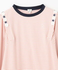 組曲 KIDS 【150-160㎝】リボンボーダー トップス