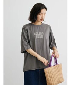 Green Parks ５分袖ピグメントロゴプルオーバー