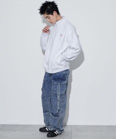 WEGO ワンポイントハーフジッププルオーバー