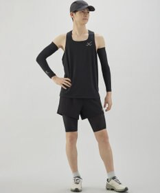 CW-X 【MEN】 CW-X スポーツタイツ ハーフ ひざ上丈 下半身サポート(股関節・腰・おしり・ふともも) 全面メッシュ素材 マラソン・球技 メンズ HZO775 /ワコール