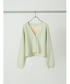 earth music&ecology バイカラースポンディッシュカーディガン