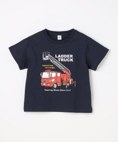 ANY KIDS 【洗濯機可能】はたらく車プリント 半袖Tシャツ