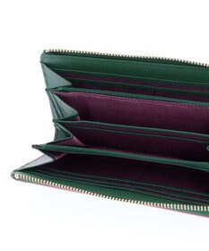 LANVIN en Bleu リム Lファスナー長財布