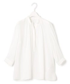 ICB 【接触冷感・速乾・洗える】 ドレープシフォン ブラウス