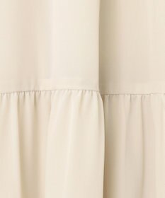 自由区 L シルキータッチティアード ドレス