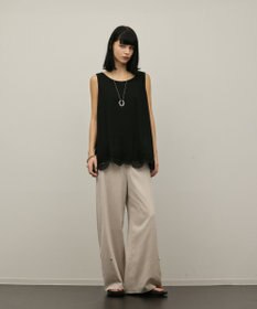 GRACE CONTINENTAL ヘムレースカットトップ