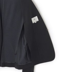 23区 S 【セットアップ対応/洗える】ストレッチポンチ ノーカラー ジャケット