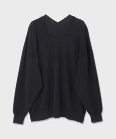 GRACE CONTINENTAL ルーズVネックニットカーディガン