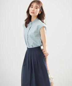 組曲 L エンブロイダリーレースノースリーブ ブラウス