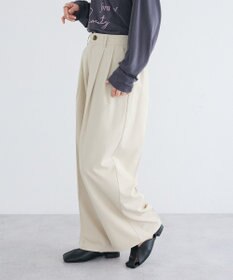 CRAFT STANDARD BOUTIQUE タックイージーワイドパンツ