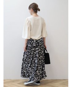 AMERICAN HOLIC ドルマンギャザー７分袖カットプルオーバー