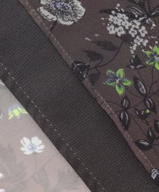 自由区 L 【カタログ掲載・洗える】ボタニカルフラワープリント ワンピース