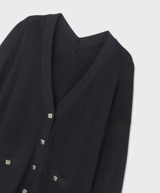 GRACE CONTINENTAL ルーズVネックニットカーディガン