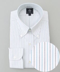 J.PRESS MEN 【WEB・一部店舗限定】ターコイズストライプシャツ/B.D.
