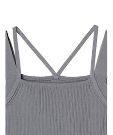 earth music&ecology レイヤードニットタンクトップ