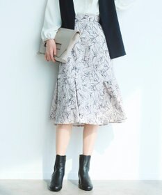 ANY SIS 【洗える】フラワーフクレジャカード スカート