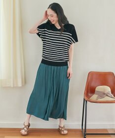 ANY 【洗濯機可能・ウエストゴム】リラックススカーチョ