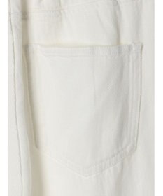 Green Parks ・ＥＬＥＮＣＡＲＥ　ＤＵＥ　ホワイトデニムタックパンツ