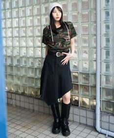 WEGO レイヤードキーネック半袖T