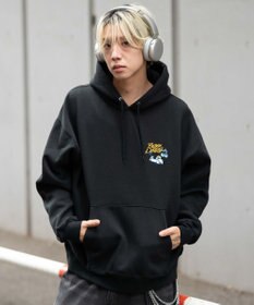 WEGO 【ユニセックス着用ITEM】別注BENDAVISグラフィックプルパーカー