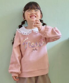 ANY KIDS 裏毛 モシャモシャ ロゴ トレーナー