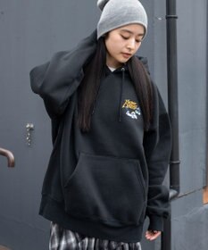 WEGO 【ユニセックス着用ITEM】別注BENDAVISグラフィックプルパーカー