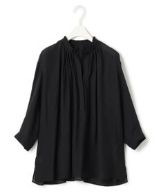 ICB 【接触冷感・速乾・洗える】 ドレープシフォン ブラウス