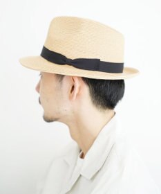 石田製帽 【UNISEX】 ラフィアブレード 中折れソフトハット