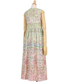 tsumori chisato SLEEP ツモリチサト ワンピース 綿100%(スカート） パッド入り ノースリーブ ロング丈 レディース UNT114 /ワコール