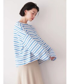 AMERICAN HOLIC ボートネックボーダープルオーバー