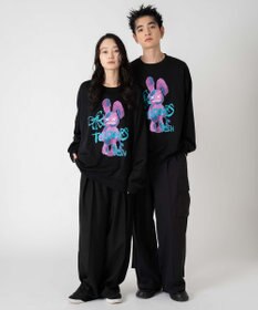 WEGO 【ユニセックス着用ITEM/SMLサイズ展開】アソートグラフィックプルオーバー