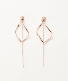 Phoebe 【限定セット】プチベゼルストーンネックレス×2wayグレースツイストラインイヤリング