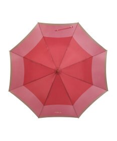 MOONBAT FURLA(フルラ) カラーボーダー 雨傘 長傘 大きめ 耐風  60cm 日本製
