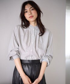 ANY スタンドネックブラウス