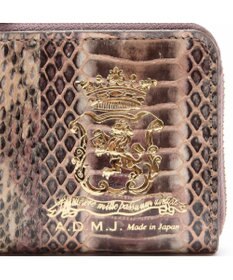 A.D.M.J. 【スネークレザー】スモールウォレット