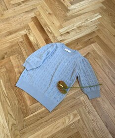 Feroux 【洗える】カラーケーブル ニット