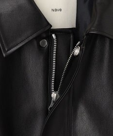 NAVE 【Nave】フェイクラムスキン ブルゾン