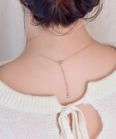 Phoebe 【限定セット】プチベゼルストーンネックレス×2wayグレースツイストラインイヤリング