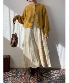 Green Parks クルーネックカーディガン