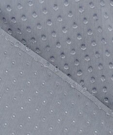 BEIGE， CALLERRY / シルク混ドットギャザーワンピース