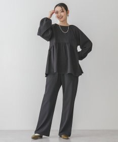 AMERICAN HOLIC ラグランジャガードロングブラウス