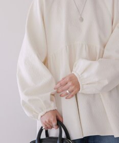 AMERICAN HOLIC ラグランジャガードロングブラウス