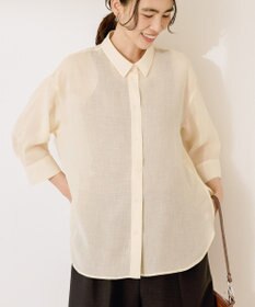 AMERICAN HOLIC シアーボイルレギュラー7分袖シャツ