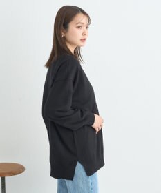 earth music&ecology レイヤード風ニットカーディガン