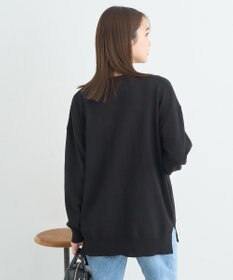 earth music&ecology レイヤード風ニットカーディガン